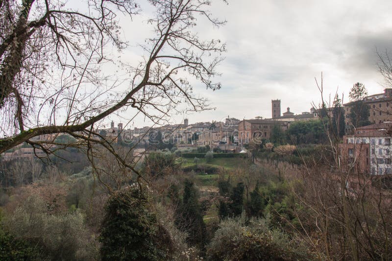 Siena landscape. Tuscany, Italy. royalty free stock photos Siena landscape. Tuscany, Italy. royalty free stock photos