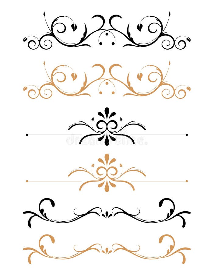 Sier bloemenpaginadecoratie stock illustratie Sier bloemenpaginadecoratie stock illustratie