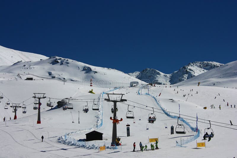 Sierra Nevada Ski Resort in Spain Editorial Photography Image of