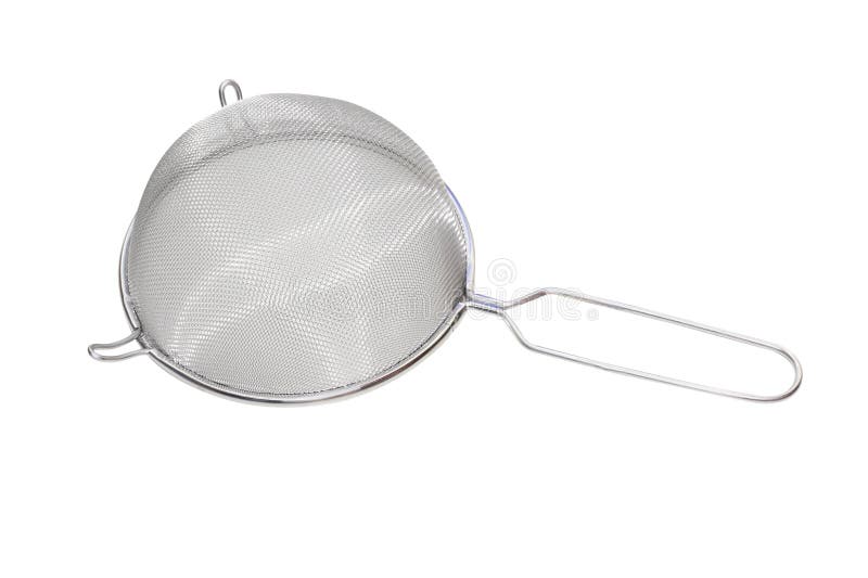 Sieve stock photo. Image of stainless, shiny, silver, prepare 967660