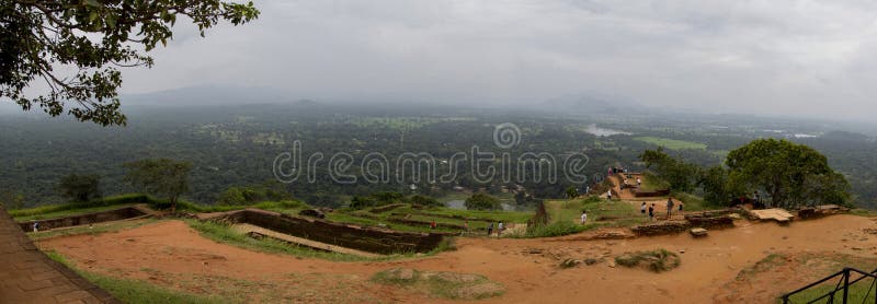 Sigiriya-Felsen Und Festung, Sigiriya, Sri Lanka Redaktionelles Bild