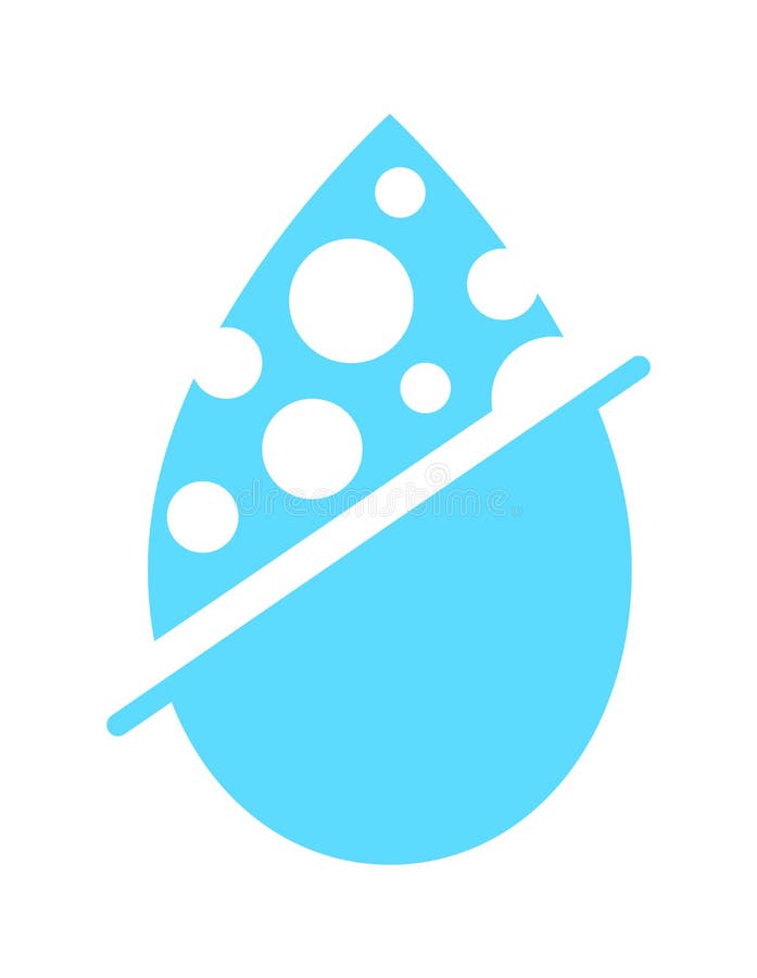 Sigla clinică droplet sigtip drop spital vector illustration