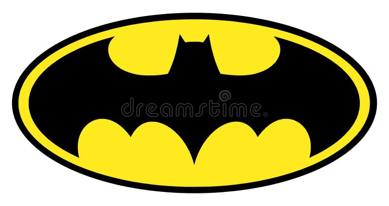 Siglă Batman royalty free illustration
