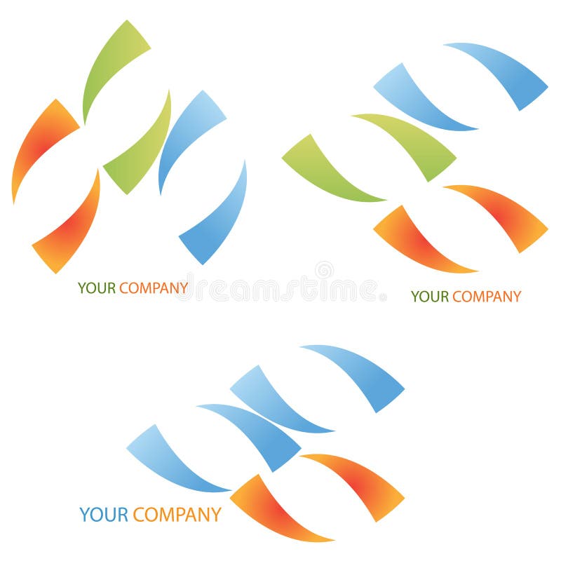 Siglă firmă stock illustration