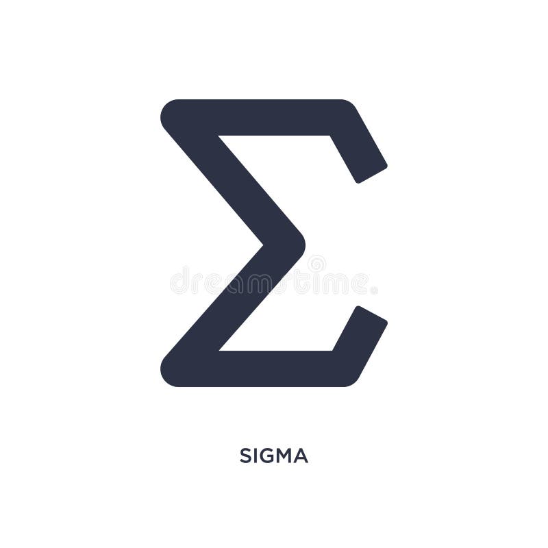 sigma icon on white background. Simple element illustration from greece concept vector illustration sigma icon on white background. Simple element illustration from greece concept vector illustration
