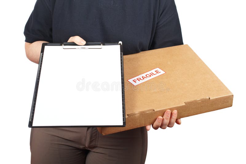 Sign for delivery royalty free stock image