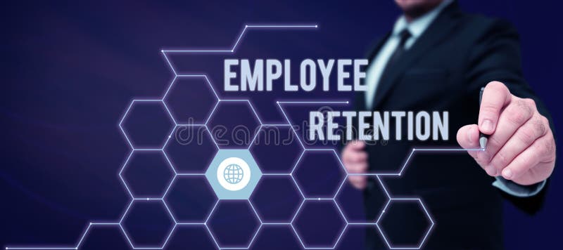 Sign displaying Employee Retention. Business concept internal recruitment method employed by organizations stock photos