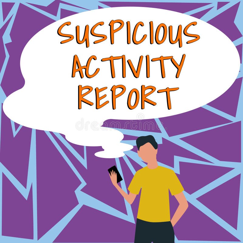 Suspicious Activity Report Stock Illustrations – 99 Suspicious Activity