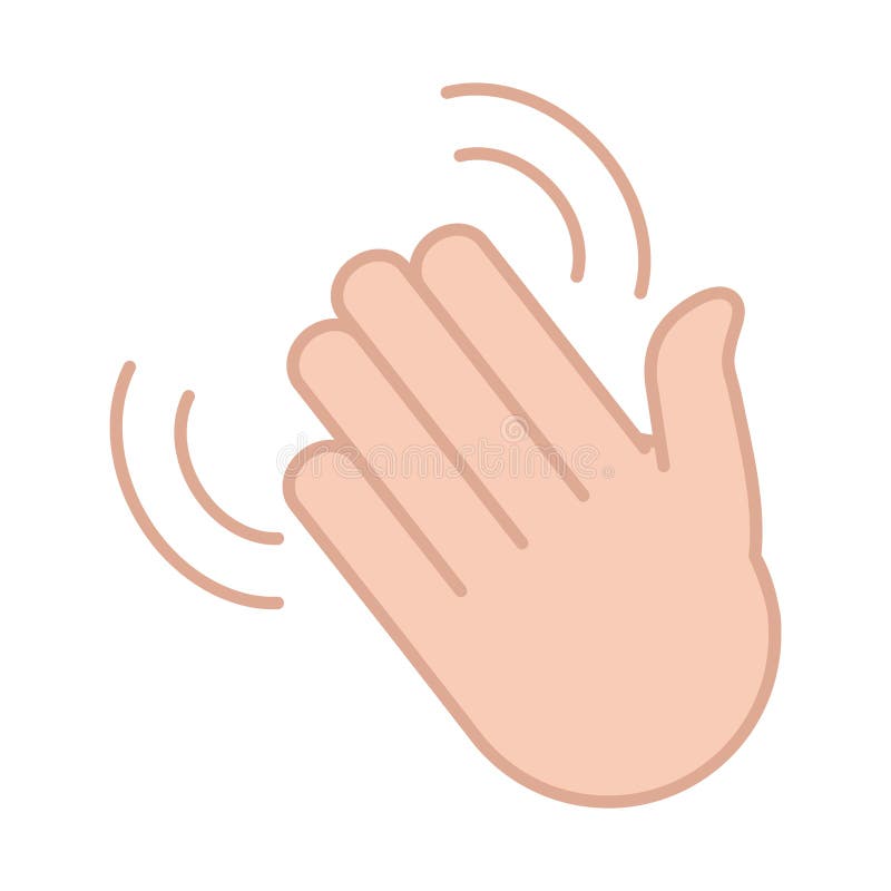 Clapping Hand Icon. Applause Clap. Symbol in Outline Style. Vector ...