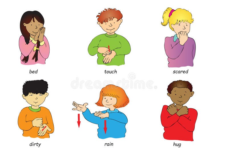 Sign Language Stock Illustrations – 120,487 Sign Language Stock  Illustrations, Vectors & Clipart - Dreamstime