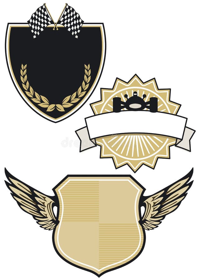 Sign Motor sports vector illustration