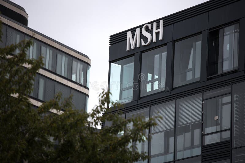 A Sign of the MSH Medical School Hamburg Editorial Photography Image