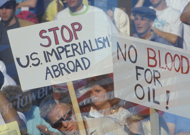 Sign No blood for oil editorial stock photo. Image of activists 26270513