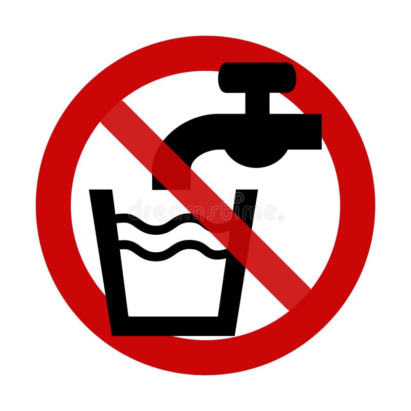 Sign: No Drinking Water