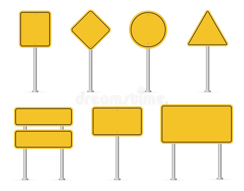 blank road sign clip art