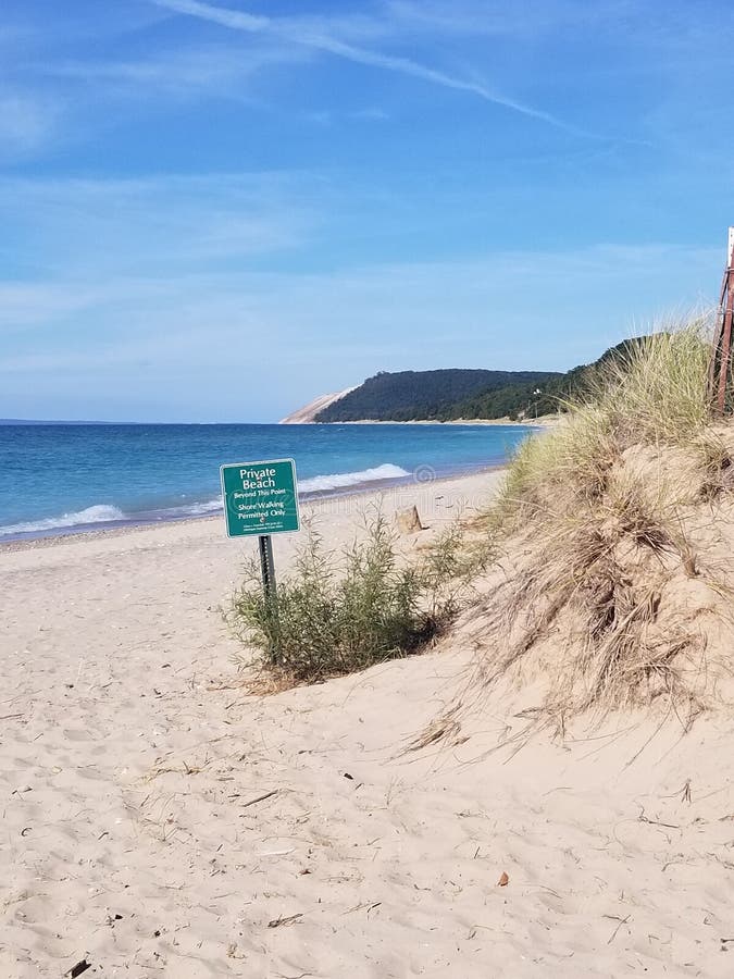 Empire Beach, Michigan stock photo. Image of background 47651376
