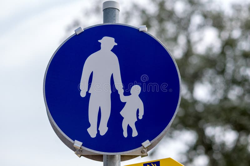 Sign sidewalk