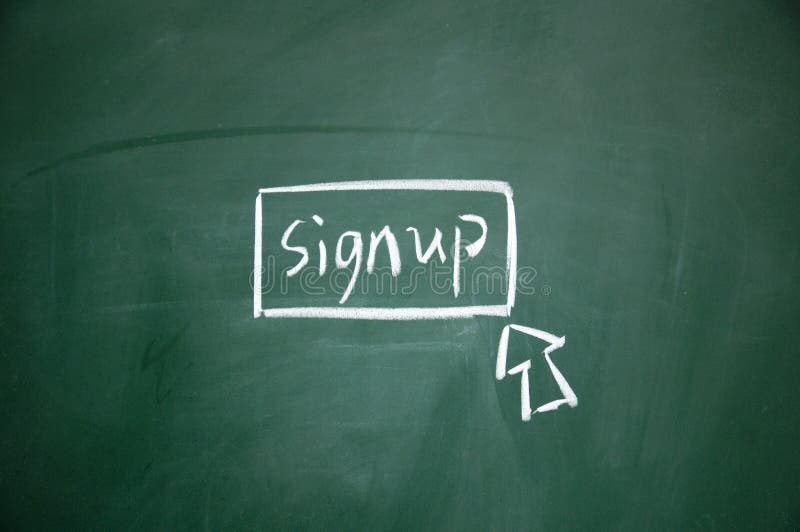 Sign up button royalty free stock image Sign up button royalty free stock image