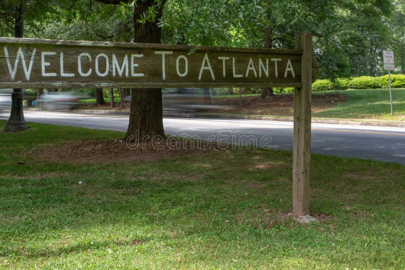 Welcome To Atlanta Georgia Stock Photos Free And Royalty Free Stock