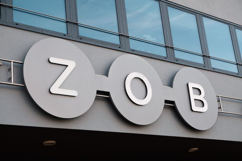 Sign Of Zob Berlin Central Bus Station Editorial Image Image Of Journey Facade