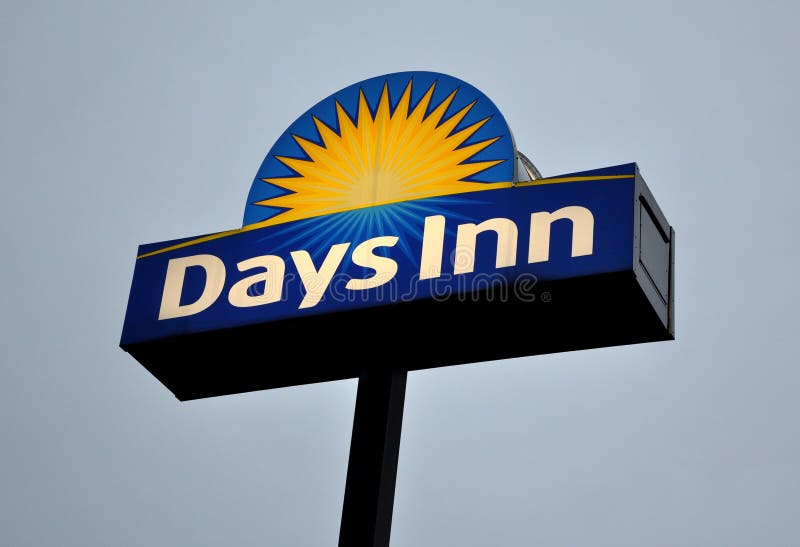 Signage d'hôtel de Days Inn