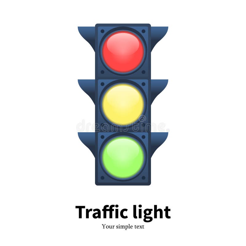 Signal lumineux de feu de signalisation d'illustration de vecteur illustration libre de droits Signal lumineux de feu de signalisation d'illustration de vecteur illustration libre de droits