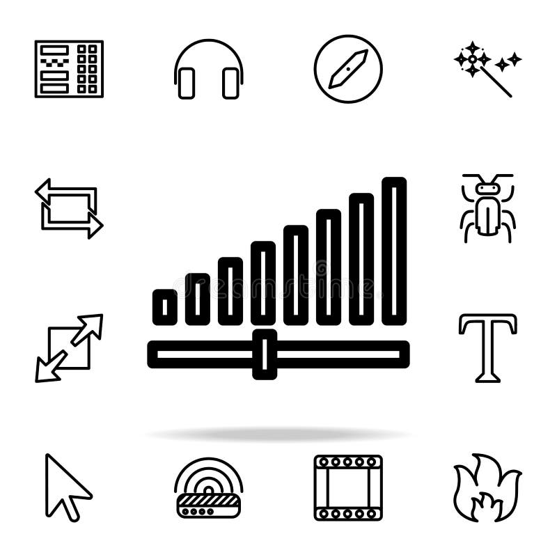 Signalstärkeikone Netzikonen-Universalsatz für Netz und Mobile stock abbildung Signalstärkeikone Netzikonen-Universalsatz für Netz und Mobile stock abbildung