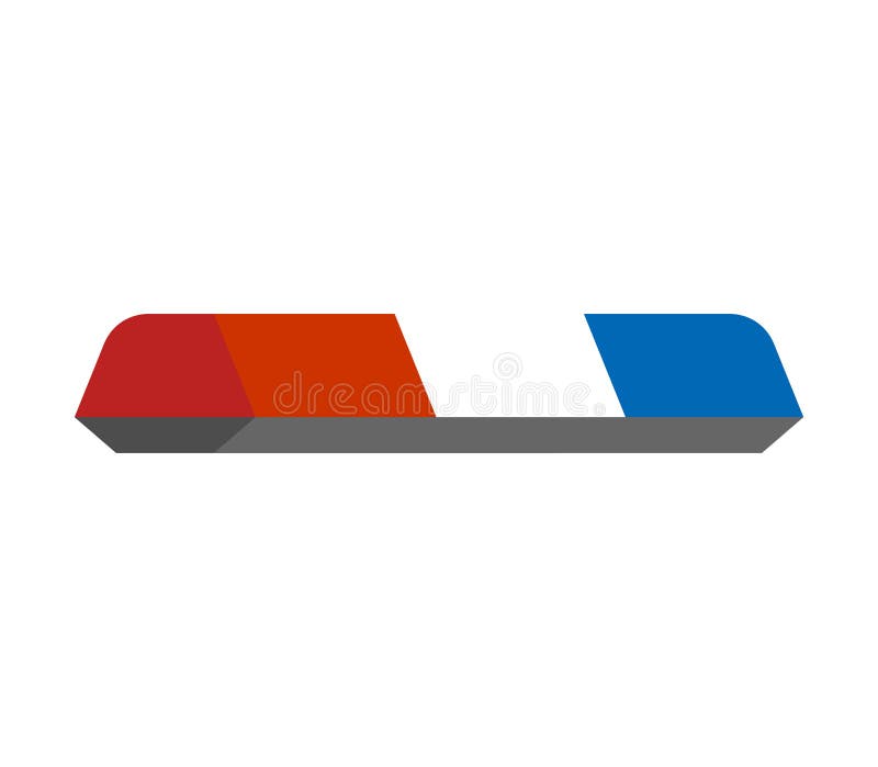 Signe de lumière de voiture de police d'isolement Illustration de vecteur illustration stock Signe de lumière de voiture de police d'isolement Illustration de vecteur illustration stock