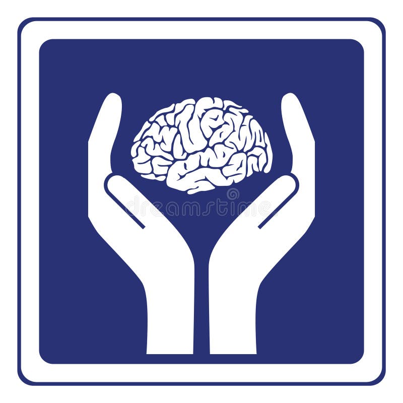 Signe de santé mentale illustration de vecteur Signe de santé mentale illustration de vecteur
