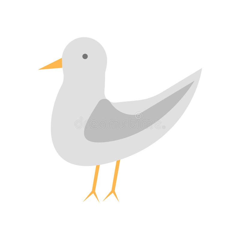 Signe et symbole de vecteur d'icône de mouette d'isolement sur le fond blanc, concept de logo de mouette illustration de vecteur Signe et symbole de vecteur d'icône de mouette d'isolement sur le fond blanc, concept de logo de mouette illustration de vecteur