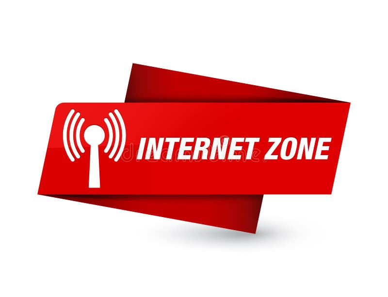Signe rouge de la meilleure qualité d'étiquette de zone d'Internet (réseau wlan) illustration libre de droits Signe rouge de la meilleure qualité d'étiquette de zone d'Internet (réseau wlan) illustration libre de droits
