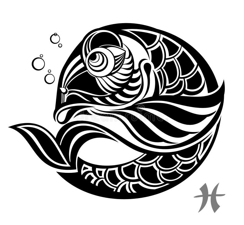 Pisces tattoo zodiac astrology horoscope sign. Pisces tattoo zodiac astrology horoscope sign