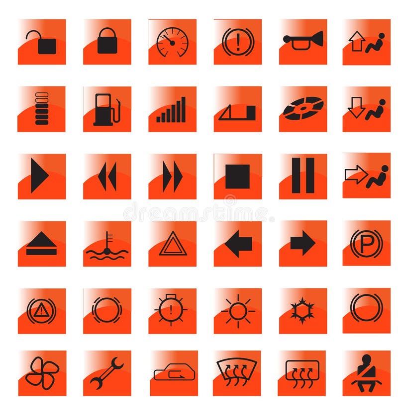 Signes importants illustration stock Signes importants illustration stock