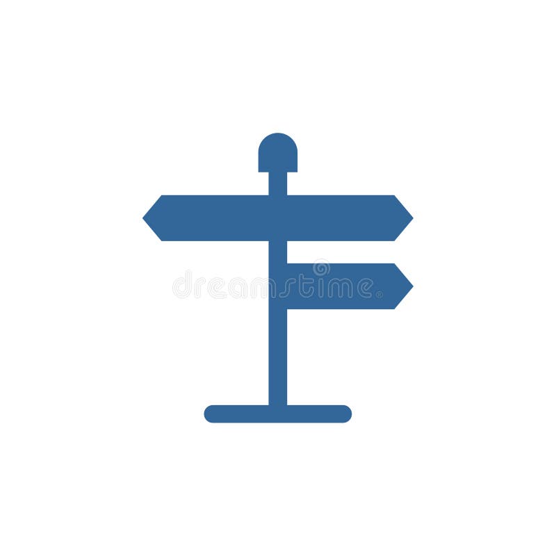 Signpost Logo Design Vector Template, Outdoor Logo Design Concept, Icon Symbol Stock Vector