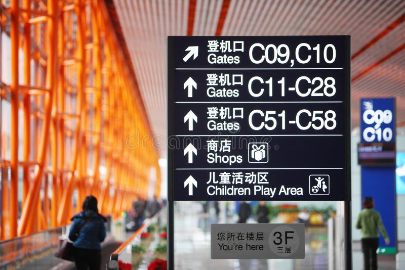 Learn To Fly Here Sign At Airport Stock Photo - Download Image Now