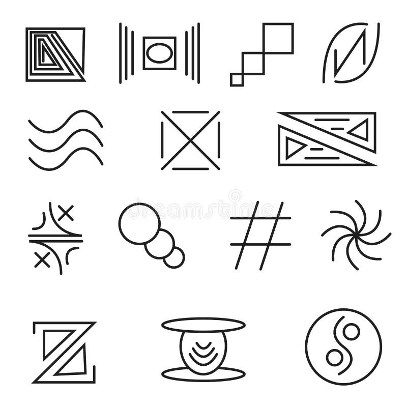 Signs, symbols. stock vector. Illustration of signs 190771030