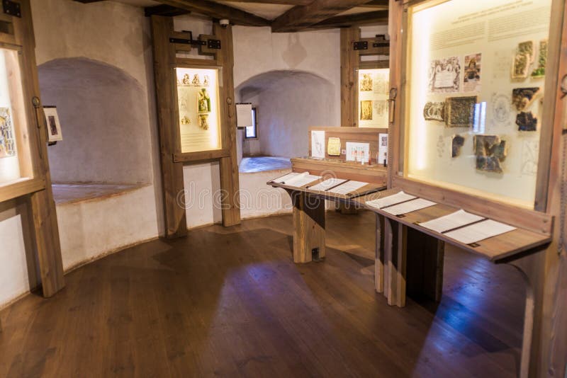 SIGULDA, LATVIA - AUGUST 20, 2016 Interior of Turaida castle Latvia. SIGULDA, LATVIA - AUGUST 20, 2016 Interior of Turaida castle Latvia