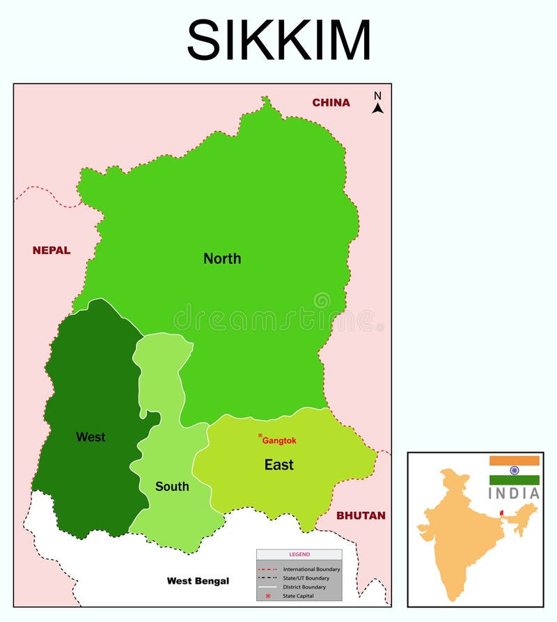 Sikkim Ka Map In Hindi Sikkim Map Stock Illustrations – 372 Sikkim Map Stock Illustrations,  Vectors & Clipart - Dreamstime