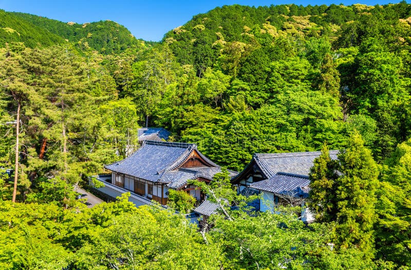 Sikt av den Nanzen-ji templet i Kyoto fotografering för bildbyråer Sikt av den Nanzen-ji templet i Kyoto fotografering för bildbyråer