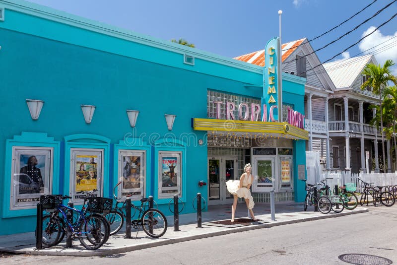 Sikt av i stadens centrum Key West, Florida arkivbild Sikt av i stadens centrum Key West, Florida arkivbild