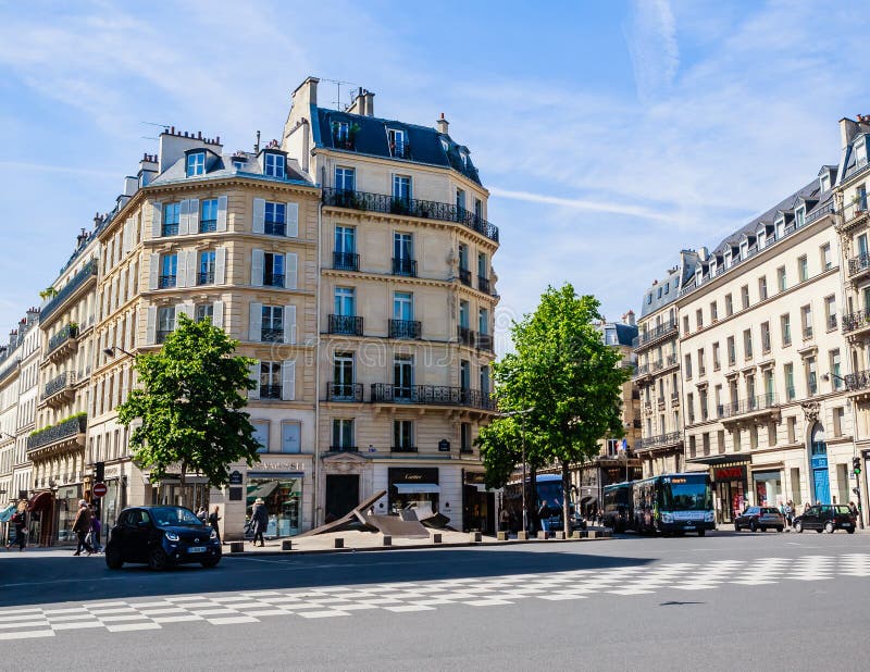 Sikt av ställeHelgon-Germain-des-Pres paris arkivbild Sikt av ställeHelgon-Germain-des-Pres paris arkivbild