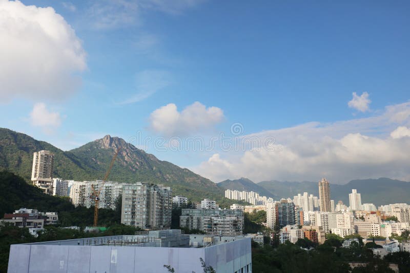 sikt av östliga kowloon från den Kowloon tången 2017 royaltyfri bild sikt av östliga kowloon från den Kowloon tången 2017 royaltyfri bild