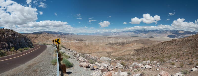 Sikt Death Valley USA för Dante ` s arkivfoto Sikt Death Valley USA för Dante ` s arkivfoto