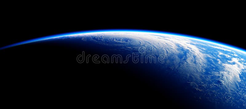 Sikt från utrymme på den blåa planetjorden Inte-anv?nda NASAbilder stock illustrationer Sikt från utrymme på den blåa planetjorden Inte-anv?nda NASAbilder stock illustrationer