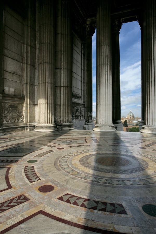 A view from inside the Monument to Vittorio Emanuele ll. A view from inside the Monument to Vittorio Emanuele ll.