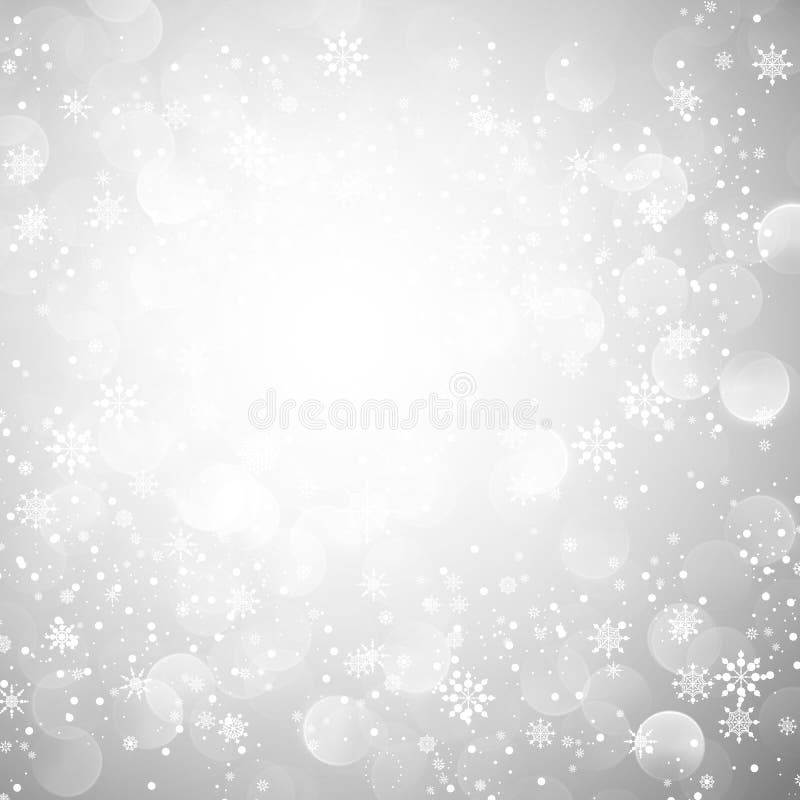 Silberner Schneeflocke-Weihnachtshintergrund vektor abbildung Silberner Schneeflocke-Weihnachtshintergrund vektor abbildung