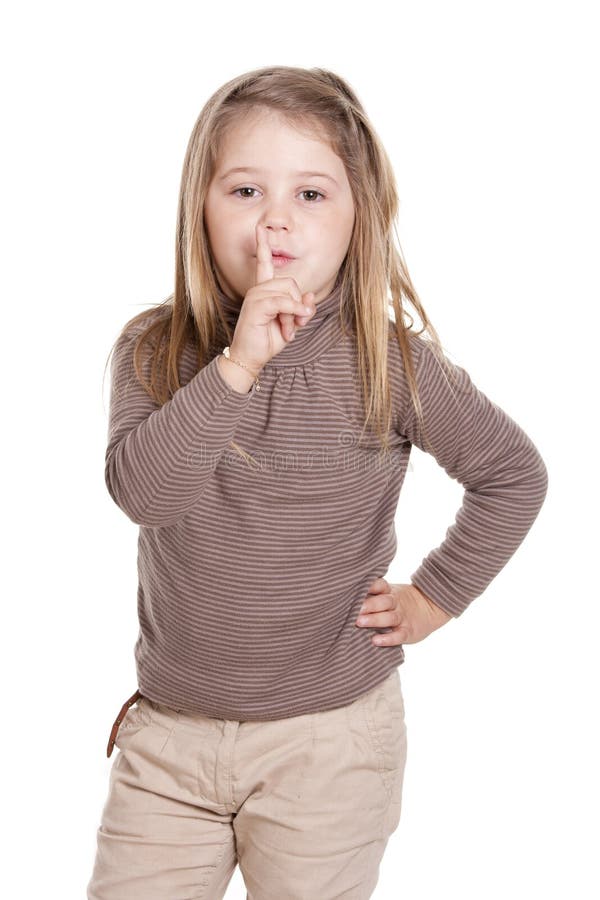 Silence kid stock photo. Image of cheerful, portrait 28850112
