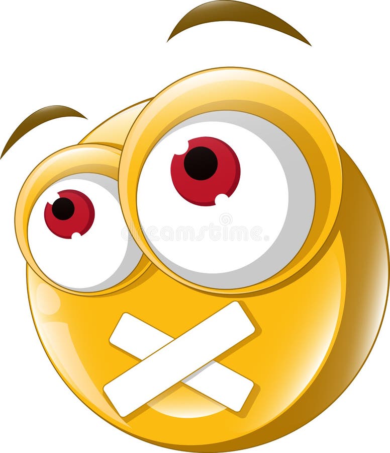 Silent Expression for you design stock illustration Silent Expression for you design stock illustration