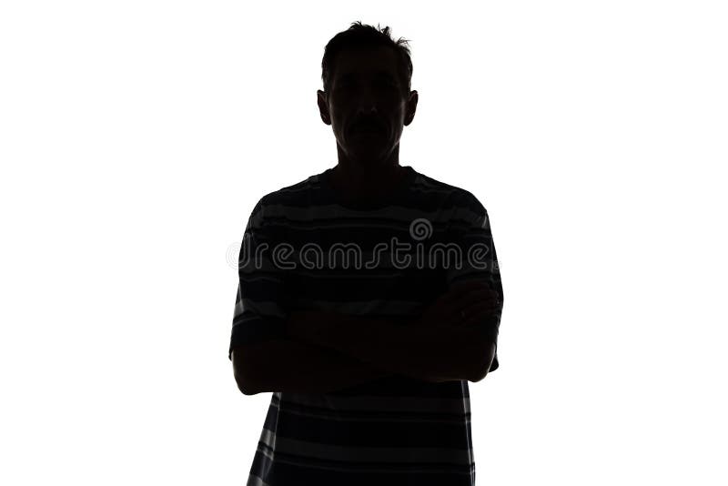 Silhouette of adult man stock images Silhouette of adult man stock images