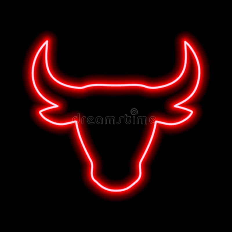 The Silhouette of the Bull S Head is Green Neon Line on a Black Background Stock Illustration - Illustration of nature, domestic: 223429024 The Silhouette of the Bull S Head is Green Neon Line on a Black Background Stock Illustration - Illustration of nature, domestic: 223429024